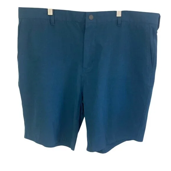 Johnnie O Mens Blue Performance Calcutta Golf Shorts 40 Chino Stretch - Picture 9 of 9